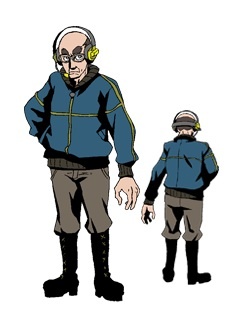 Аниме персонаж Старик / Old Man из аниме Tailenders