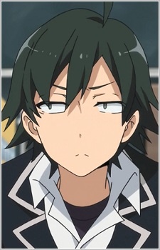 Аниме персонаж Хачиман Хикигая / Hachiman Hikigaya из аниме Yahari Ore no Seishun Love Comedy wa Machigatteiru.