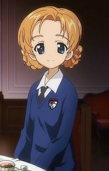 Аниме персонаж Пеко Оранж / Orange Pekoe из аниме Girls & Panzer