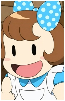 Аниме персонаж Какао / Cocoa из аниме Kuromajo-san ga Tooru!!