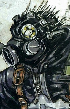 Аниме персонаж Кайман / Caiman из аниме Dorohedoro