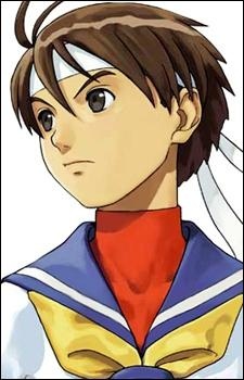 Аниме персонаж Сакура Касугано / Sakura Kasugano из аниме Street Fighter Zero The Animation