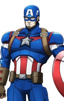 Аниме персонаж Стив Роджерс / Steve Rogers из аниме Marvel Disk Wars: The Avengers