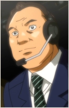 Аниме персонаж Комментатор / Commentator из аниме Hajime no Ippo: Rising