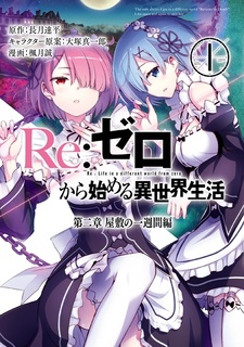 Обложка от манги Re:Zero. Жизнь с нуля в альтернативном мире — Глава вторая. История «Первой недели»