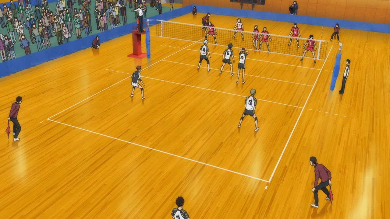 Скриншот из аниме Волейбол!! Земля против воздуха