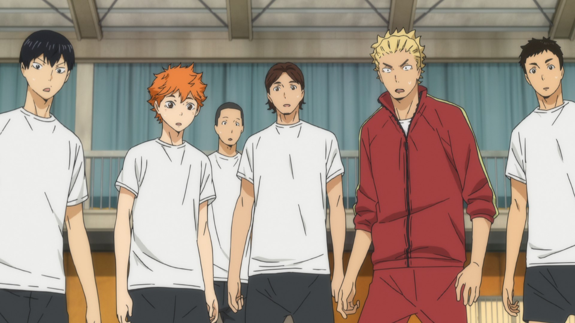 Haikyuu 2. Волейбол Haikyuu. Команда Карасуно.