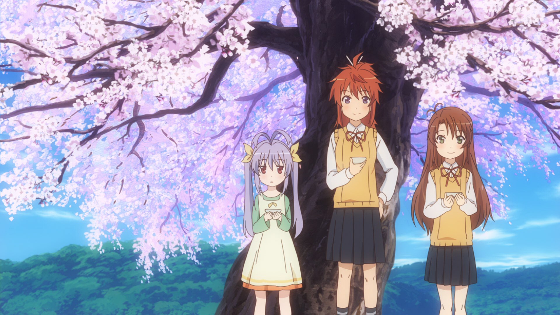 Non non boolean. Non non Biyori Kaede. Non non Biyori арт природа. Видеоигра non Biyori vacation.