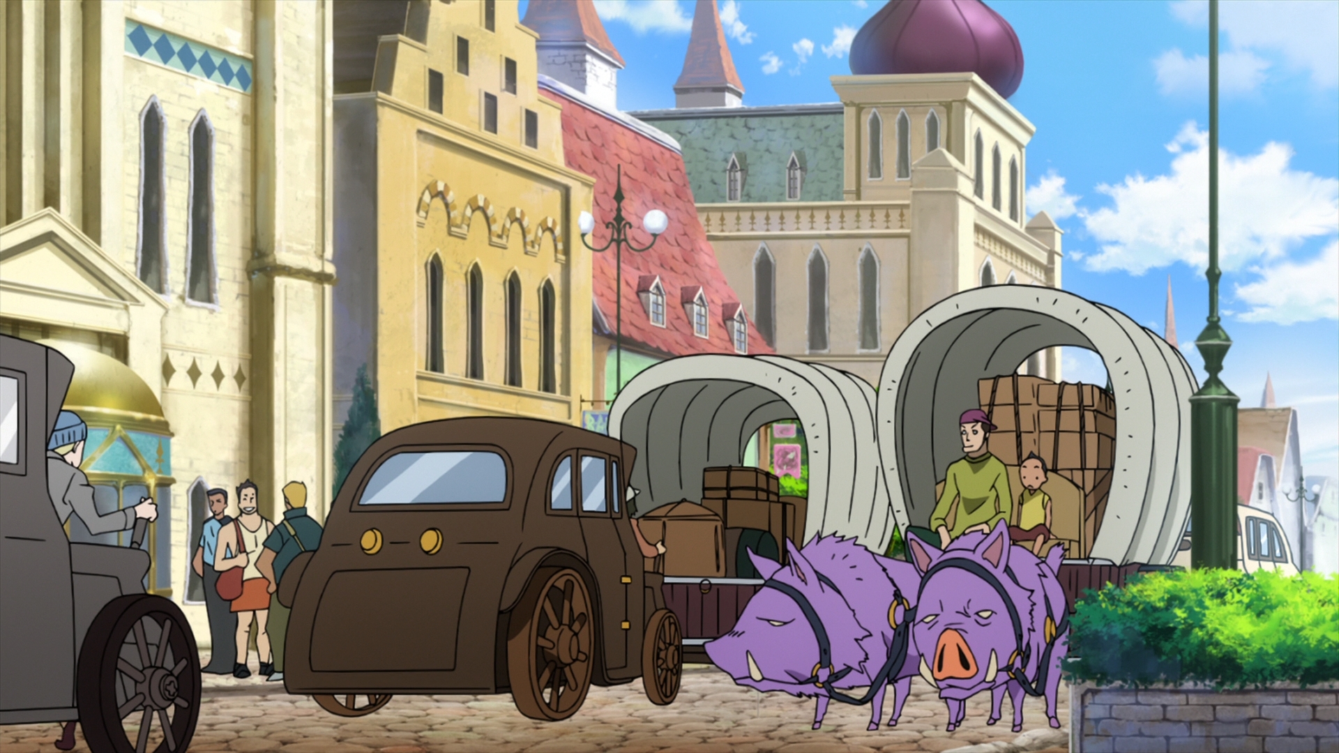 Скриншот из аниме Сказка о Хвосте Феи: Жрица Жар-Птицы
