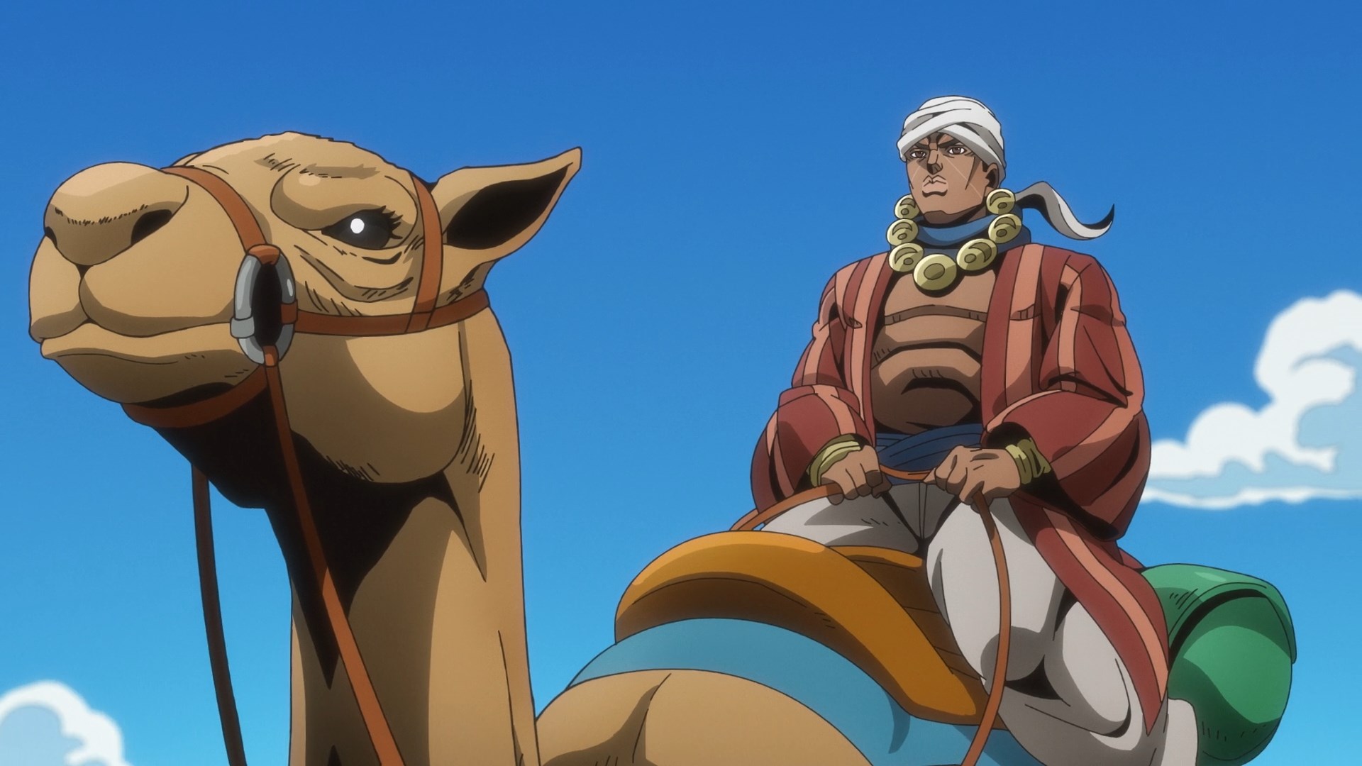 Кадр из Невероятное приключение ДжоДжо: Гонка «Стальной шар»