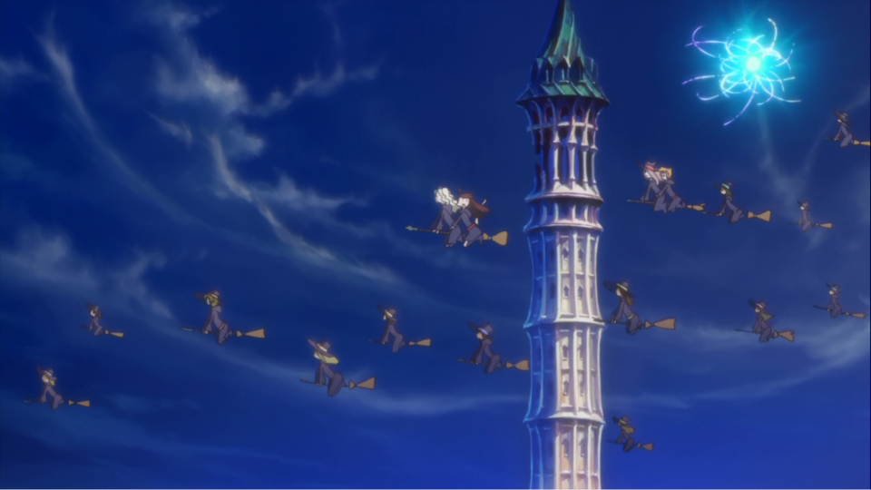 Скриншот из аниме Академия ведьмочек