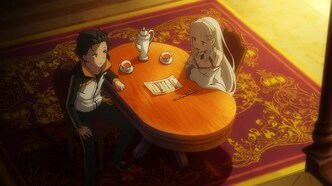 Скриншот из аниме Re:Zero. Жизнь с нуля в альтернативном мире 3