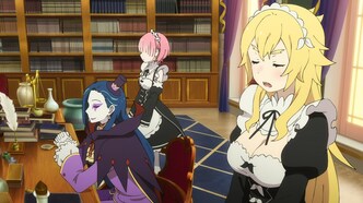 Скриншот из аниме Re:Zero. Жизнь с нуля в альтернативном мире 3