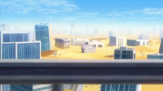 Скриншот из аниме Синий архив