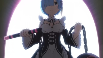 Скриншот из аниме Re:Zero. Жизнь с нуля в альтернативном мире 2. Часть 1