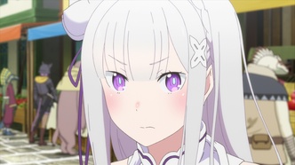 Скриншот из аниме Re:Zero. Жизнь с нуля в альтернативном мире