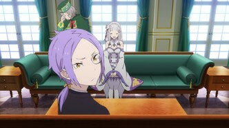 Скриншот из аниме Re:Zero. Жизнь с нуля в альтернативном мире 3