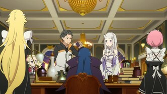 Скриншот из аниме Re:Zero. Жизнь с нуля в альтернативном мире 3