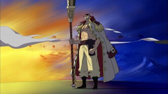 Скриншот из аниме Ван-Пис: История, высеченная в камне! Старые и новые императоры моря!