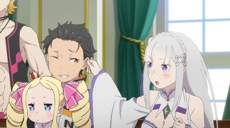 Скриншот из аниме Re:Zero. Жизнь с нуля в альтернативном мире 3