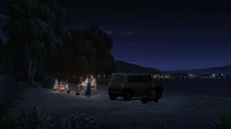 Скриншот из аниме Лагерь на свежем воздухе. Фильм