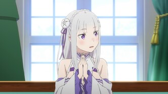 Скриншот из аниме Re:Zero. Жизнь с нуля в альтернативном мире 3