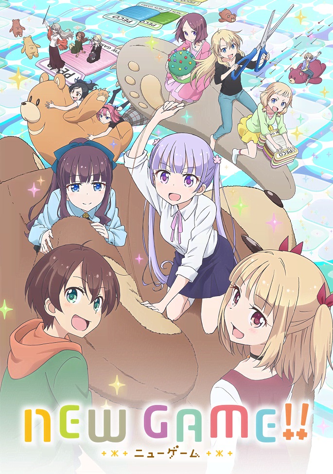 Постер аниме Новая игра! 2 смотреть онлайн
