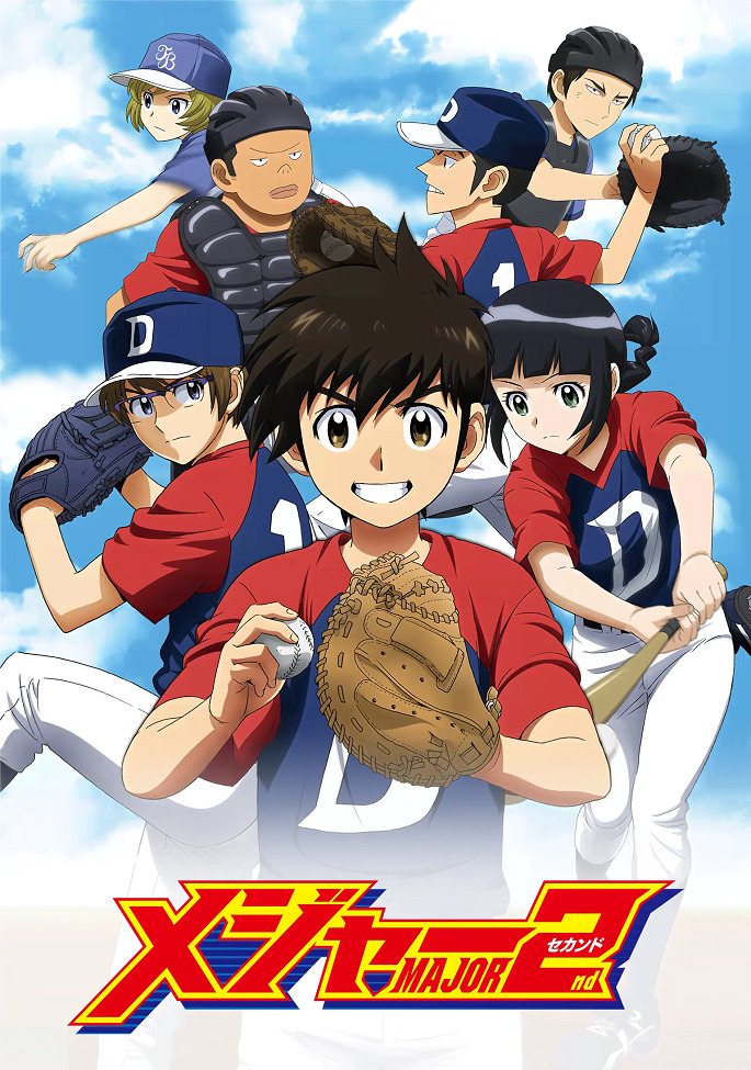 Постер аниме Второй Мэйджор смотреть онлайн